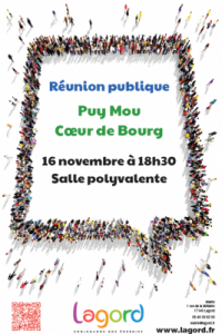 Réunion publique Puy Mou coeur de bourg
