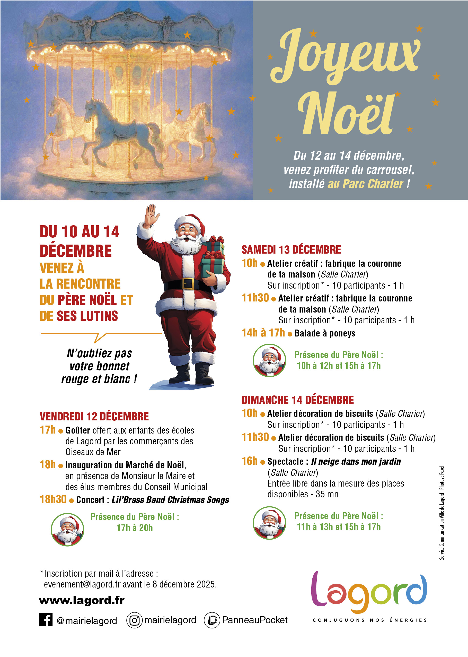 Programme Noël 2025 Lagord
