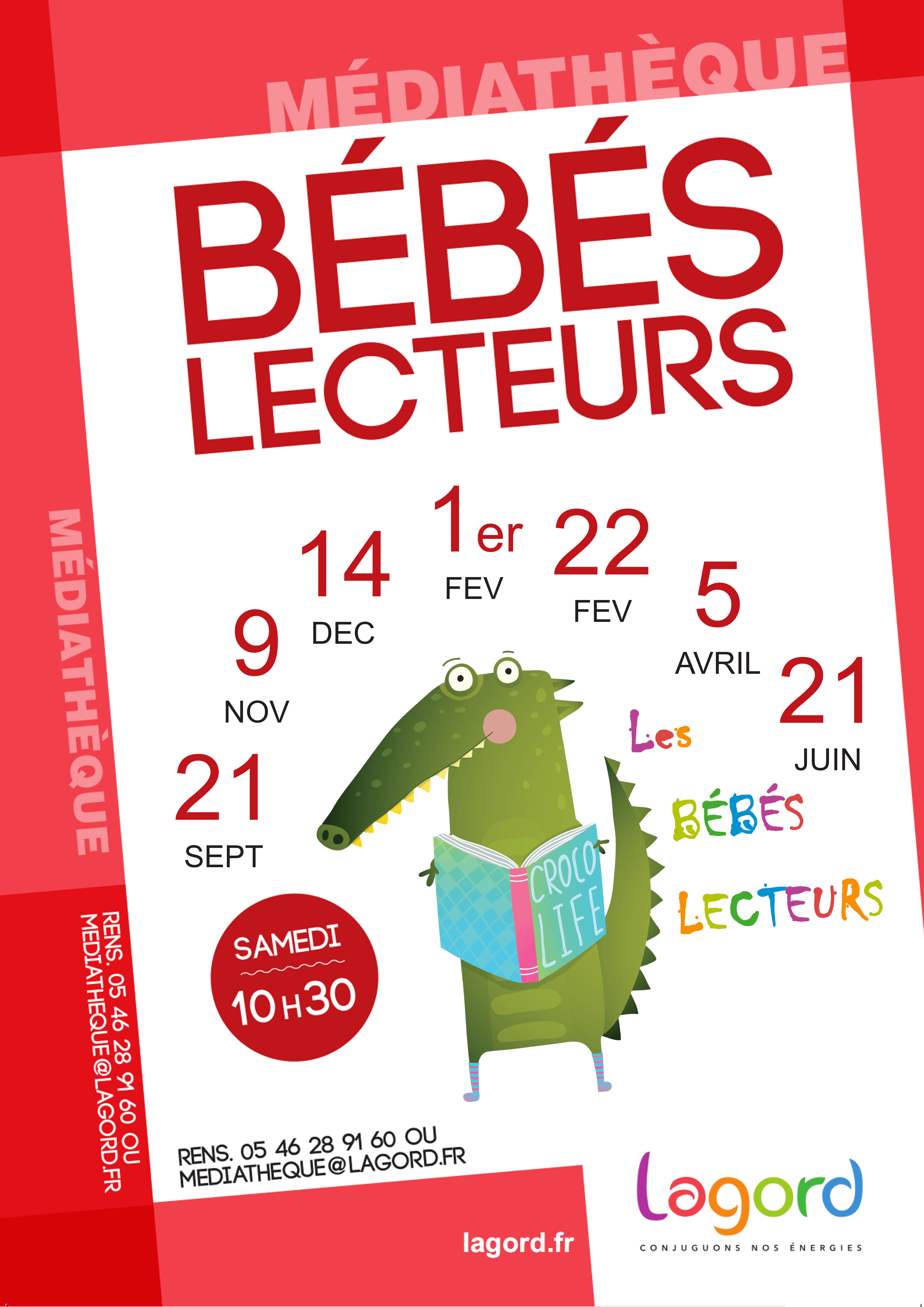Affiche Bébés lecteurs générique