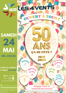 Affiche - 50 ans du centre 19 - 24 mai 2025 (1).png