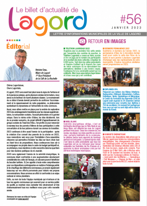 Billet d&#039;actualité n°56 (janvier 2023)