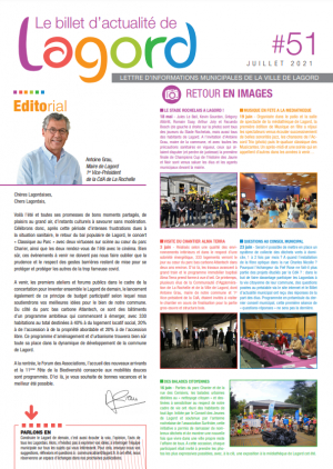 Billet d&#039;actualité n°51 (Juillet 2021)