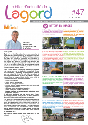 Billet d’actualité n°47 (juin 2020)