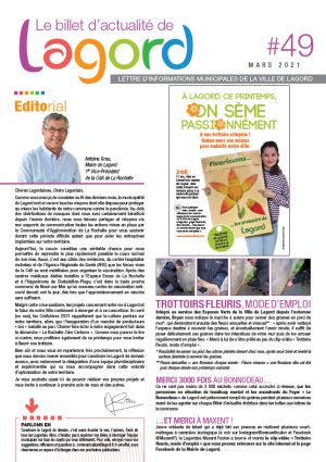 Billet d’actualité n°49 (mars2020)