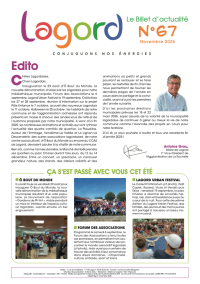 Billet d'actualité n°67 - Novembre 2025